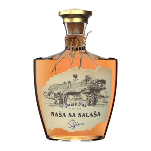 Rakija NAŠA SA SALAŠA šljiva 0,5l