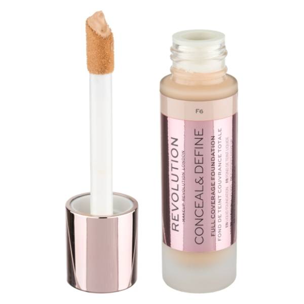 REVOLUTION Conceal & define tečni puder F6
