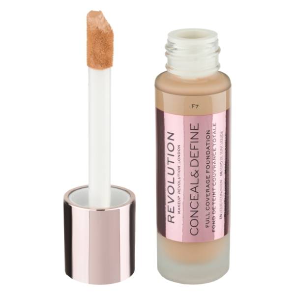 REVOLUTION Conceal & define tečni puder F7