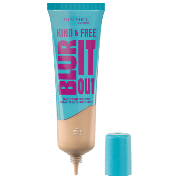 RIMMEL Kind & free blur it up tečni puder 201 classic beige