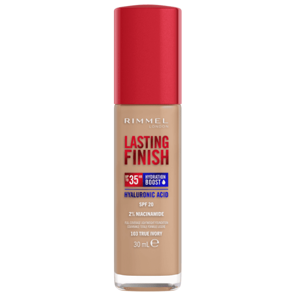 RIMMEL Lasting finish 35h tečni puder SPF20 103 true ivory