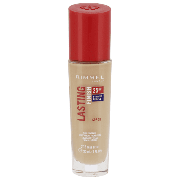 RIMMEL Lasting finish 35h tečni puder SPF20 203 true beige