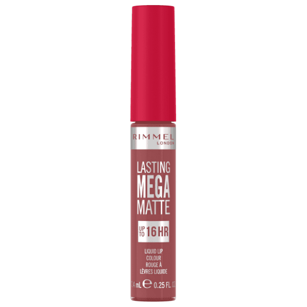 RIMMEL Lasting mega matte tečni ruž za usne 210 rose & shine