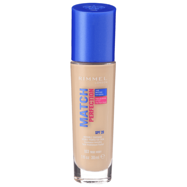 RIMMEL Match perfection tečni puder 103 true ivory