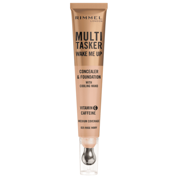 RIMMEL Multi tasker wake me up korektor i puder 025 rose ivory