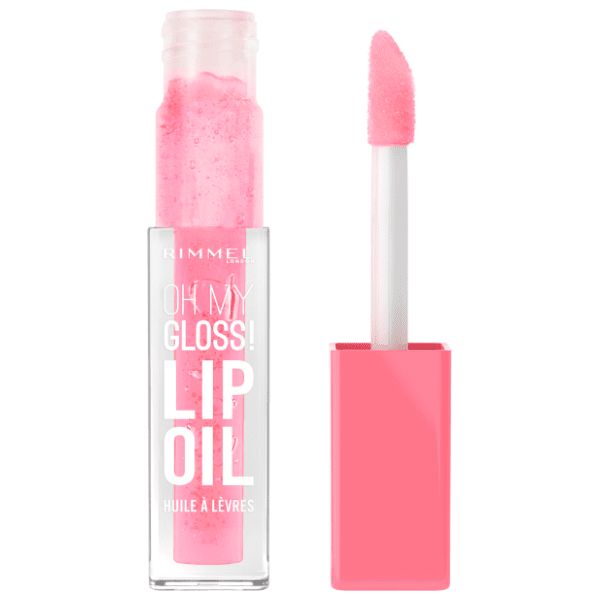 RIMMEL Oh my gloss lip oil sjaj za usne 001 pink flush