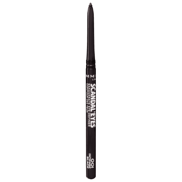 RIMMEL Scandaleyes exaggerate olovka za oči 001 intense black