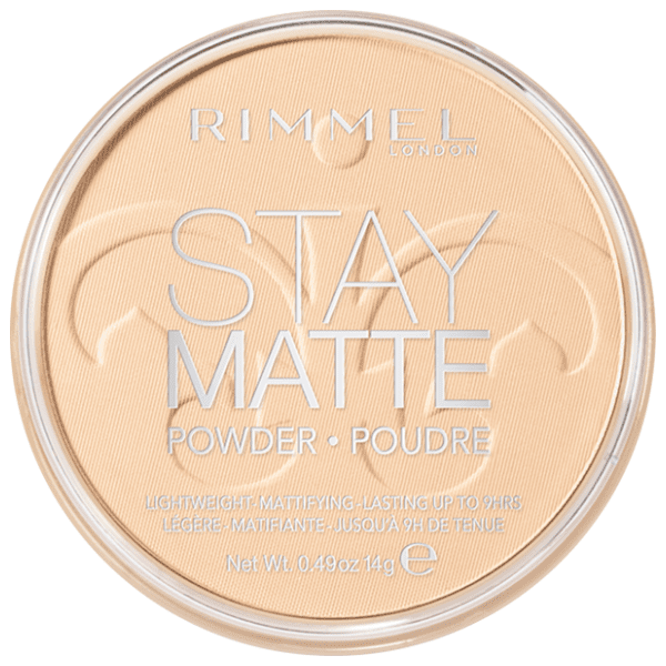 RIMMEL Stay matte kompaktni puder 001 transparent