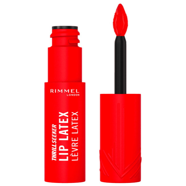 RIMMEL Thrill seeker lip latex tečni karmin 350 spicy