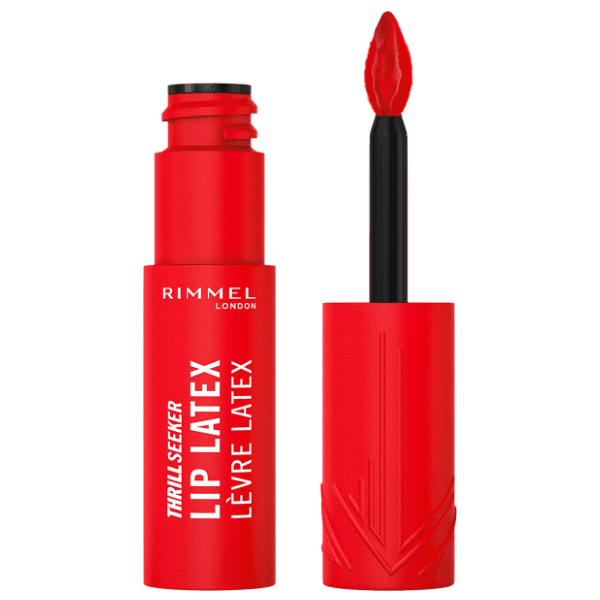 RIMMEL Thrill seeker lip latex tečni karmin 400 rimmel red