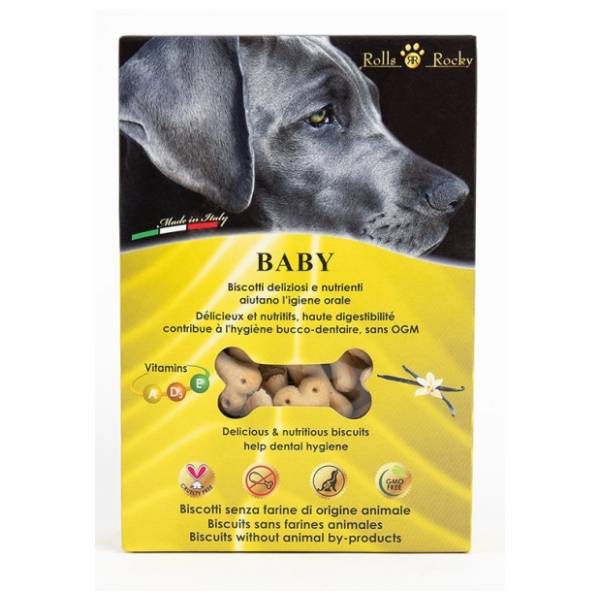 ROLLS ROCKY Baby poslastica za pse integralni biskvit 2kg