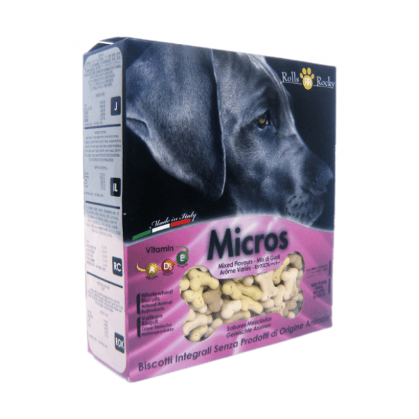 ROLLS ROCKY Micros poslastica za pse integralni biskvit 2kg