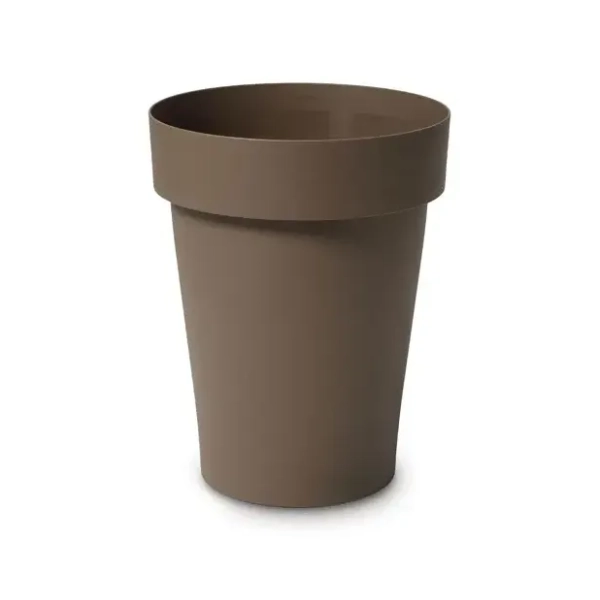 Saksija GARDINO Melrose visoka okrugla 40cm moka
