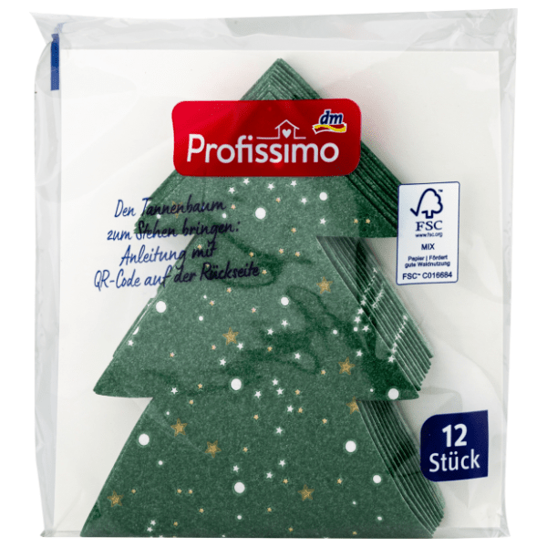 Salvete PROFISSIMO 3D drvo 2soja 12kom