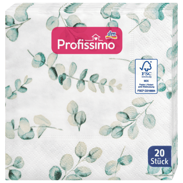 Salvete PROFISSIMO List eukaliptusa 3sloja 20kom