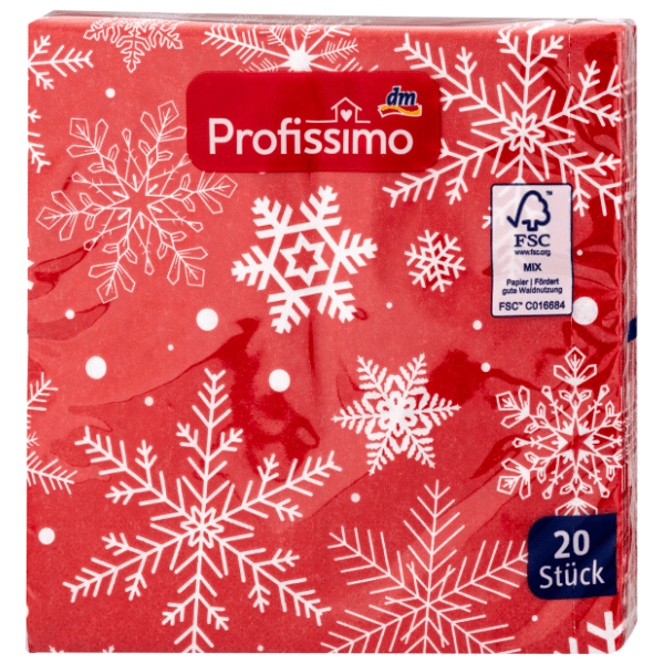 Salvete PROFISSIMO Pahulje 3sloja 20kom