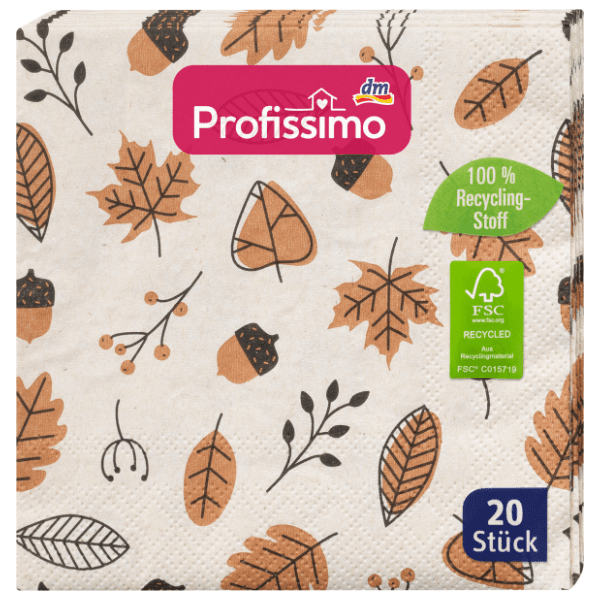 Salvete PROFISSIMO Žir 2sloja 20kom
