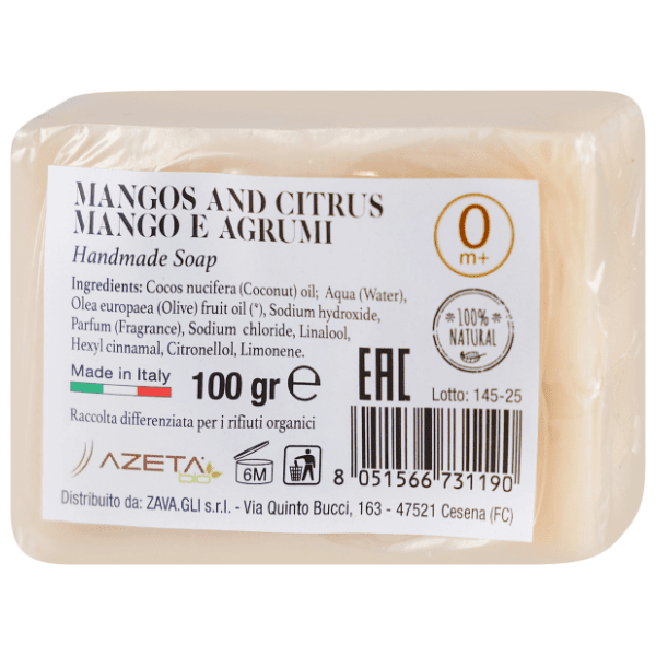 Sapun AZETA BIO mango i citrus 0m+ 100g
