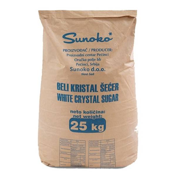 Šećer SUNOKO kristal beli 25kg