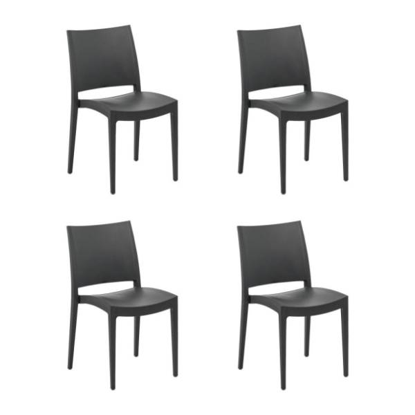Set baštenskih stolica HANAH HOME Specto 4kom anthracite