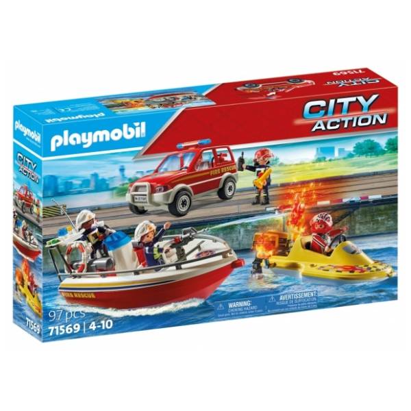 Set vatrogasna spasilačka operacija PLAYMOBIL