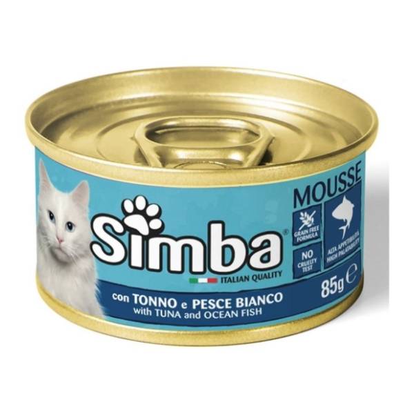 SIMBA hrana za mačke tuna i bela riba 85g
