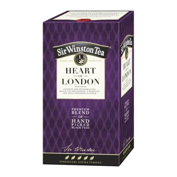 SIR WINSTON crni čaj heart of London 40g