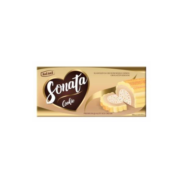 Sladoled BAŠ BAŠ Sonata cookie 640ml