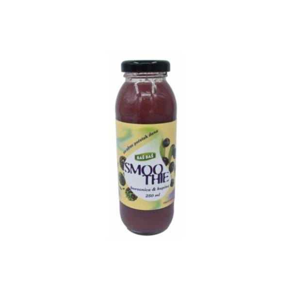 BAŠ BAŠ Smoothie borovnica i kupina 250ml
