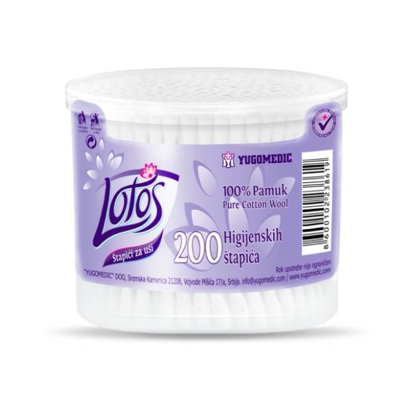 Štapići za uši LOTOS 200kom