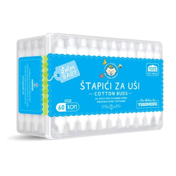 Štapići za uši LOTOS Baby 60g