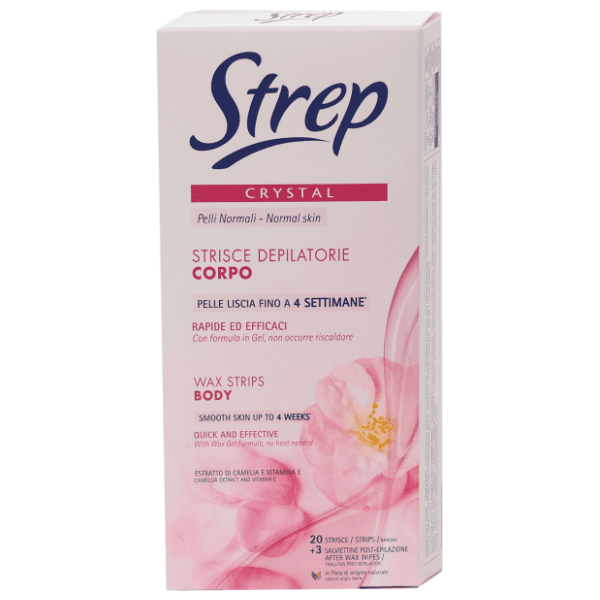 STREP Crystal trake za depilaciju tela 20kom