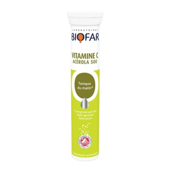Šumeće tablete BIOFAR Acerola vitamin C 500mg 20kom