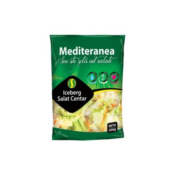 Sveža salata BAŠ BAŠ Mediterana 200g