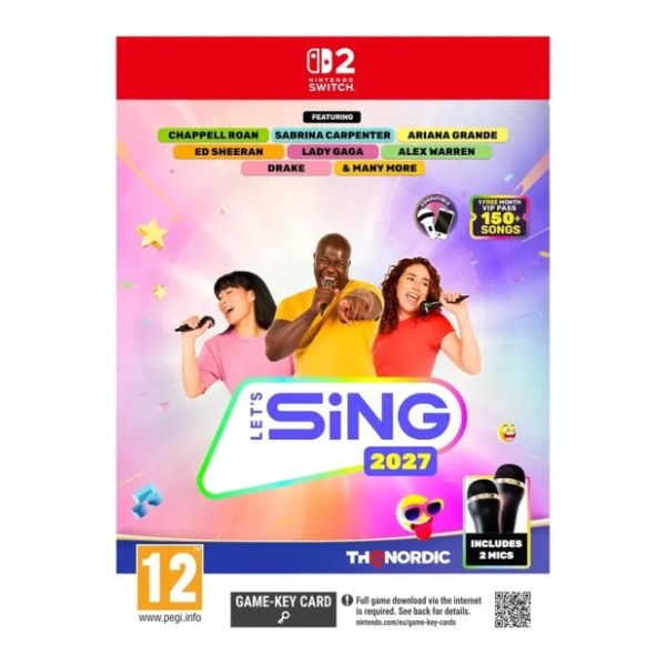 SWITCH 2 Let's Sing 2027 2 Mic Bundle