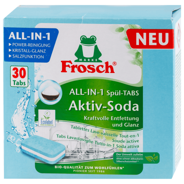 Tablete FROSCH Activ soda 30kom