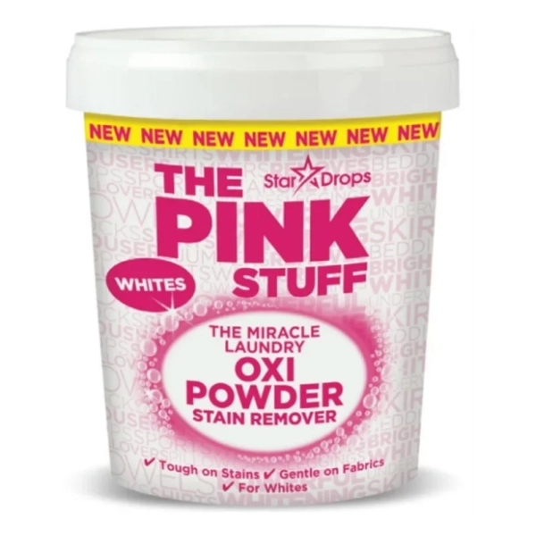 THE PINK STUFF Oxi powder odstranjivač fleka za belu odeću 1kg