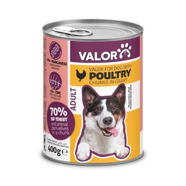 VALOR hrana za pse piletina i ćuretina 400g