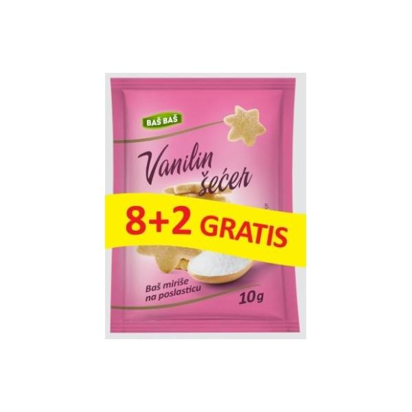 Vanilin šećer BAŠ BAŠ 10g 8+2 gratis