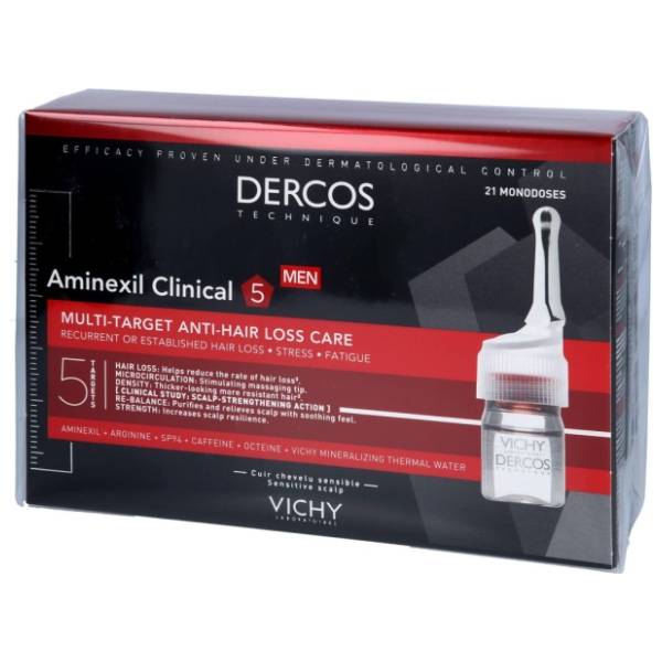 VICHY Dercos aminexil clinical 5 ampule protiv opadanja kose 21kom