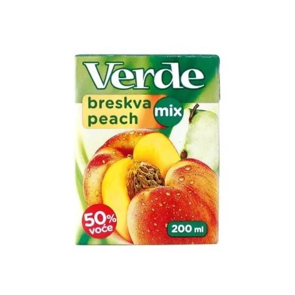 Voćni sok VERDE breskva i jabuka 200ml