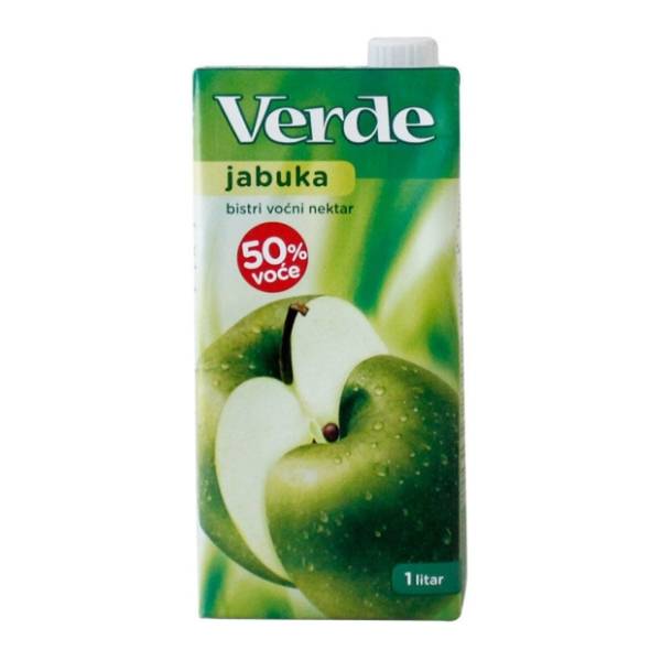 Voćni sok VERDE jabuka 1l