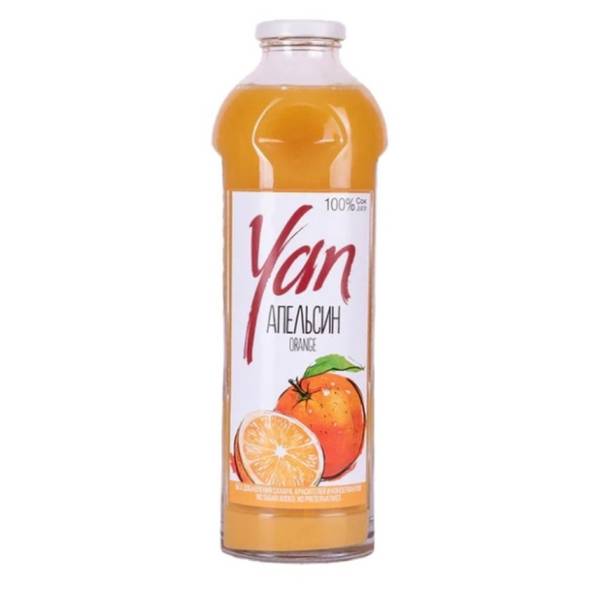 Voćni sok YAN pomorandža 100% 930ml