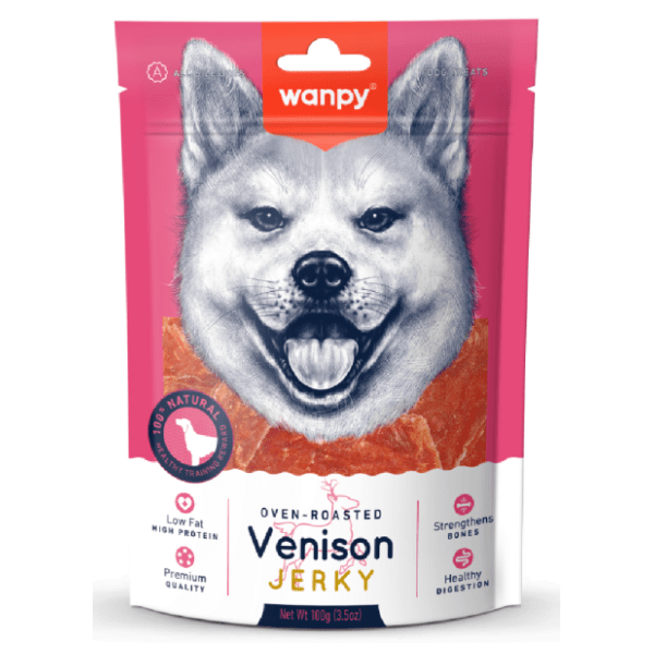 WANPY poslastica za pse divljač jerky 100g