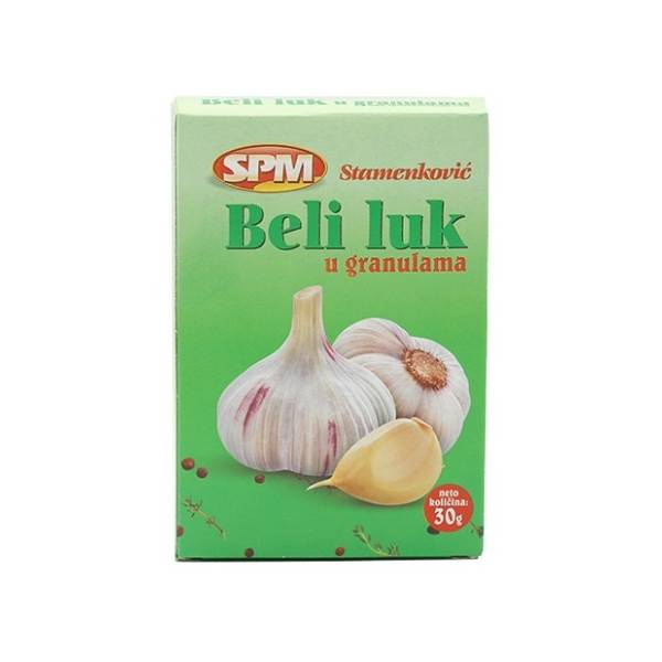 Začin SPM STAMENKOVIĆ beli luk u granulama 30g
