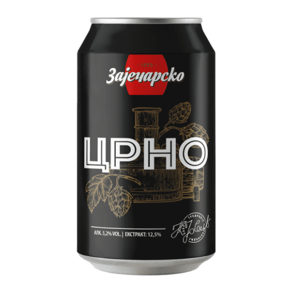 ZAJEČARSKO crno limenka 0,33l