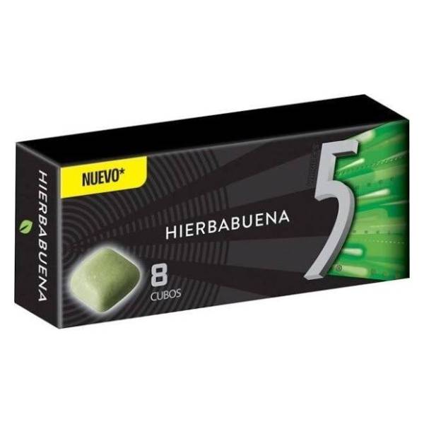 Žvake FIVE spearmint cubes 18,5g