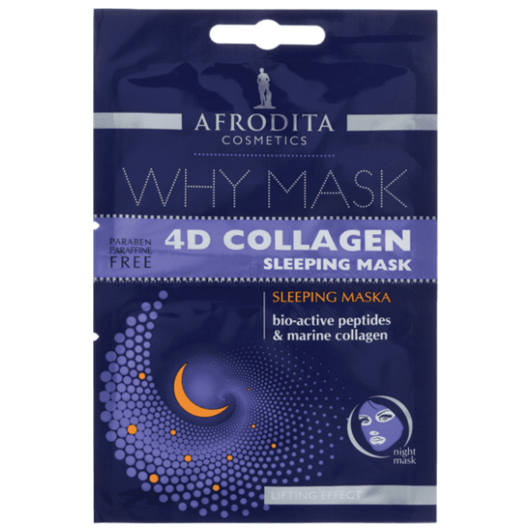 AFRODITA 4D Collagen sleeping maska za lice 2x6ml