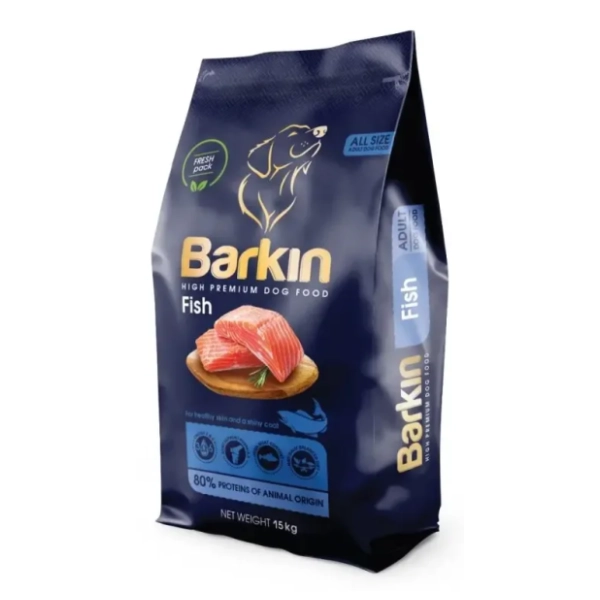 BARKIN Mini adult hrana za pse riba 15kg