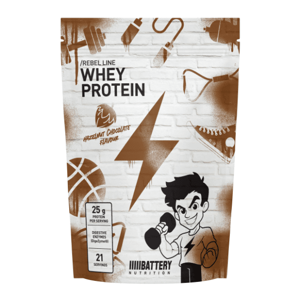BATTERY WHEY protein čokolada i lešnik 700g